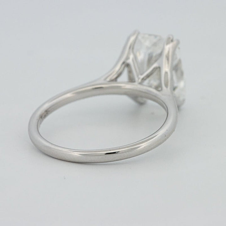 3.53 CT "Doubleclaw" Cushion Cut Solitaire (LG) - ZIZOV DIAMONDS