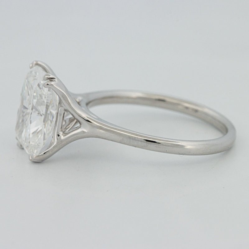 3.53 CT "Doubleclaw" Cushion Cut Solitaire (LG) - ZIZOV DIAMONDS