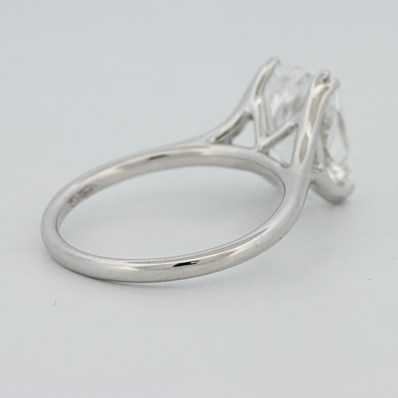 3.53 CT "Doubleclaw" Cushion Cut Solitaire (LG) - ZIZOV DIAMONDS