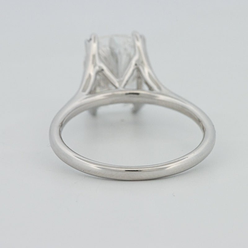 3.53 CT "Doubleclaw" Cushion Cut Solitaire (LG) - ZIZOV DIAMONDS