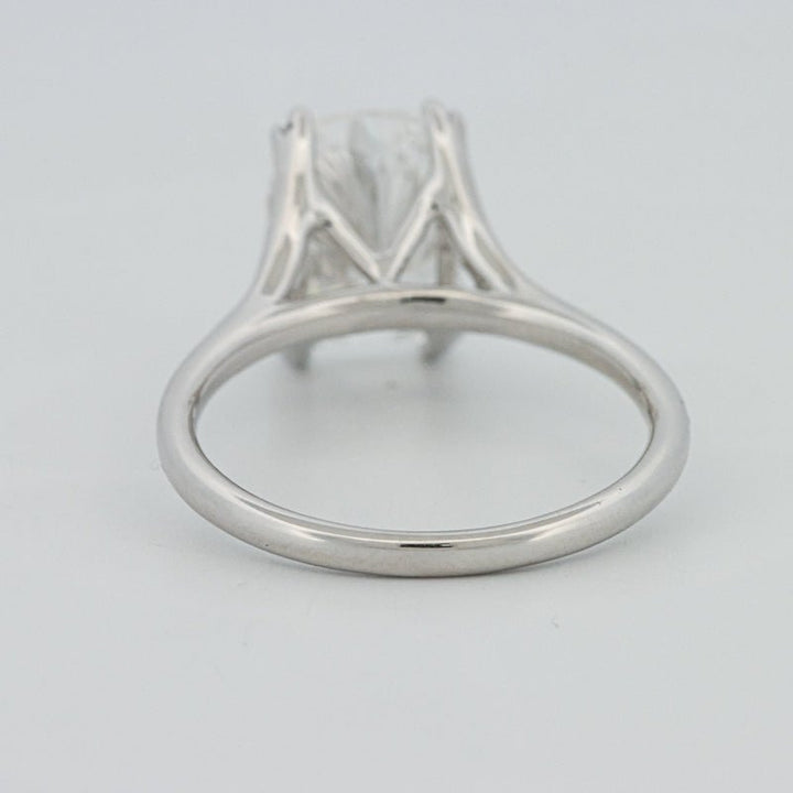 3.53 CT "Doubleclaw" Cushion Cut Solitaire (LG) - ZIZOV DIAMONDS