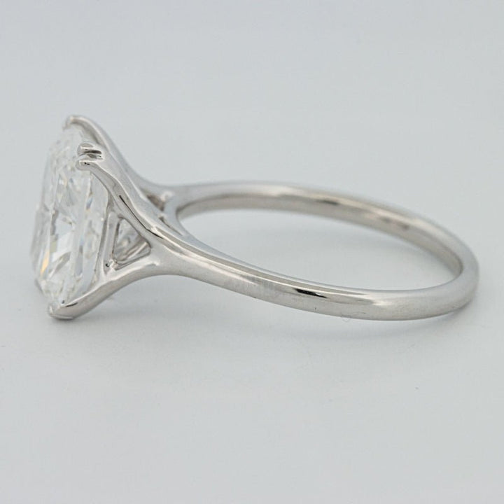 3.53 CT "Doubleclaw" Cushion Cut Solitaire (LG) - ZIZOV DIAMONDS