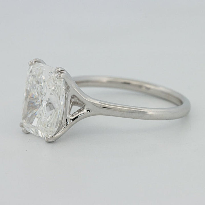 3.53 CT "Doubleclaw" Cushion Cut Solitaire (LG) - ZIZOV DIAMONDS