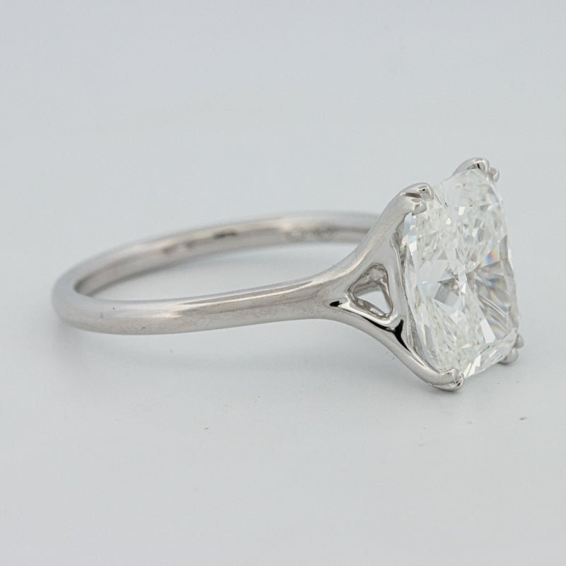 3.53 CT "Doubleclaw" Cushion Cut Solitaire (LG) - ZIZOV DIAMONDS