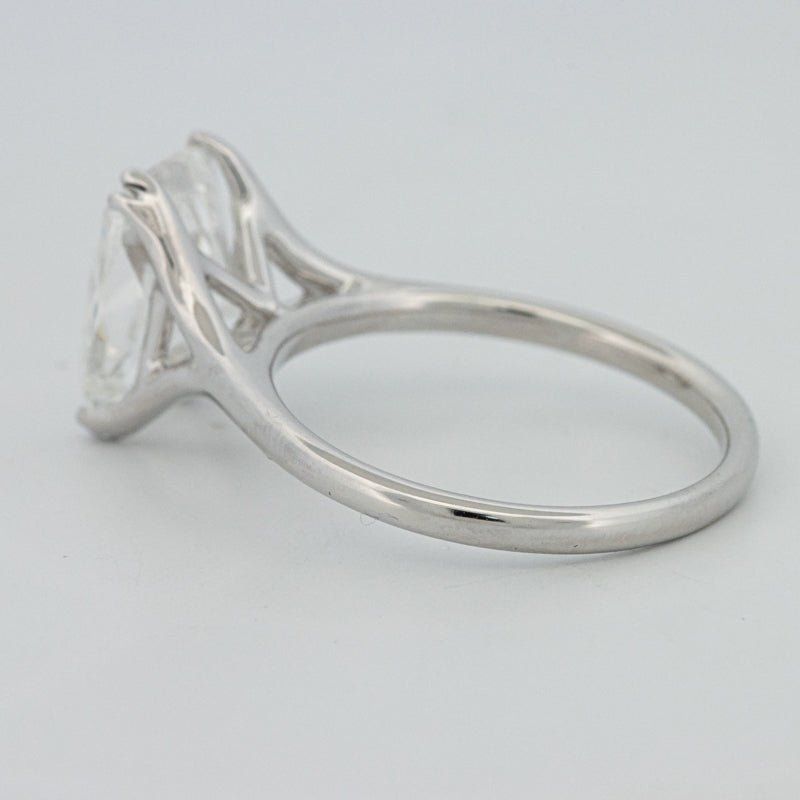 3.53 CT "Doubleclaw" Cushion Cut Solitaire (LG) - ZIZOV DIAMONDS