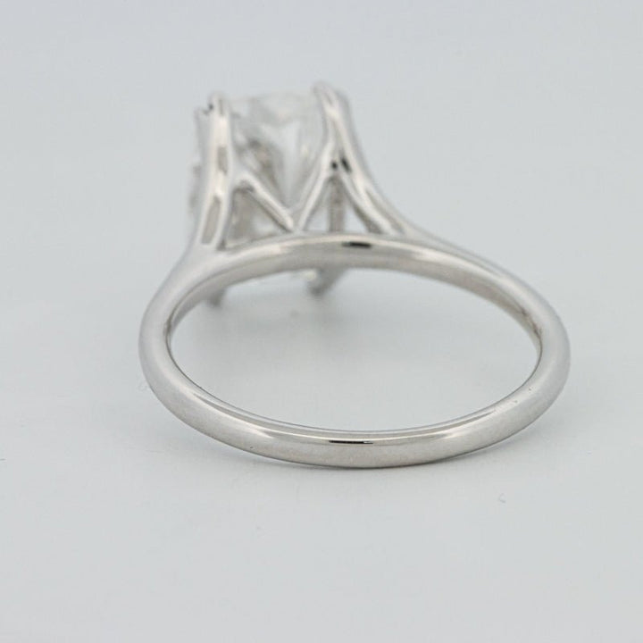 3.53 CT "Doubleclaw" Cushion Cut Solitaire (LG) - ZIZOV DIAMONDS