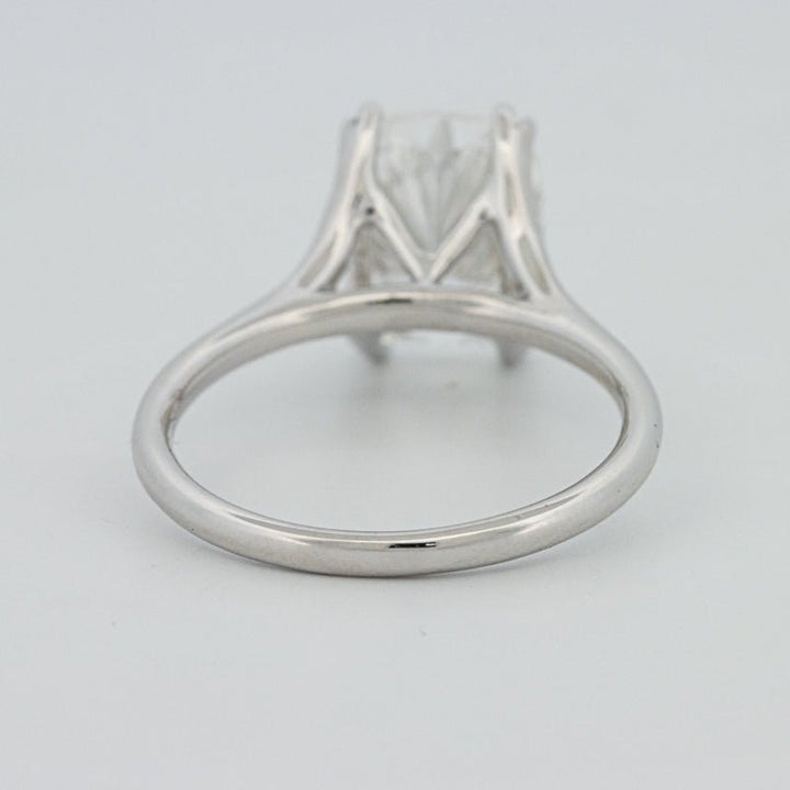 3.53 CT "Doubleclaw" Cushion Cut Solitaire (LG) - ZIZOV DIAMONDS