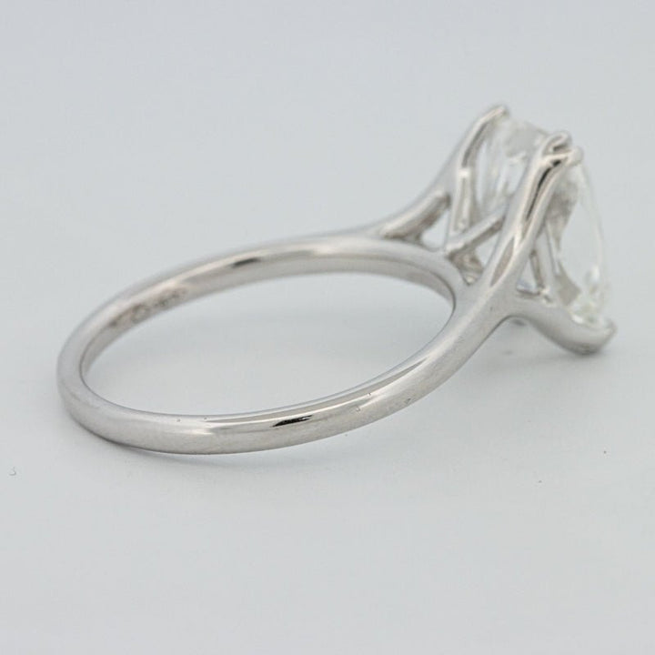 3.53 CT "Doubleclaw" Cushion Cut Solitaire (LG) - ZIZOV DIAMONDS