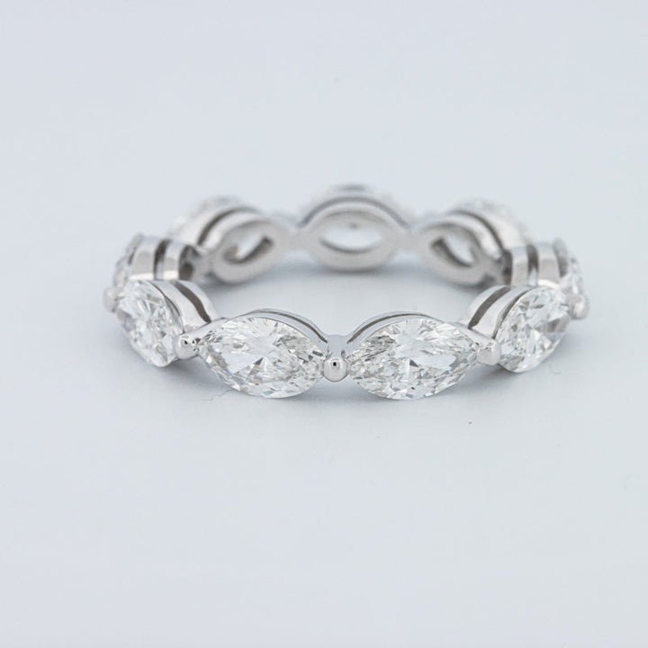 3.85 CT Full Marquise Eternity Ring (LG) - ZIZOV DIAMONDS