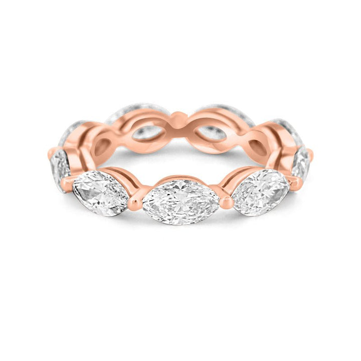 3.85 CT Full Marquise Eternity Ring (LG) - ZIZOV DIAMONDS