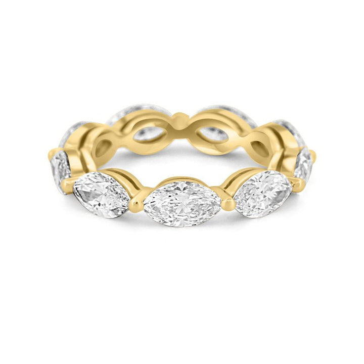 3.85 CT Full Marquise Eternity Ring (LG) - ZIZOV DIAMONDS