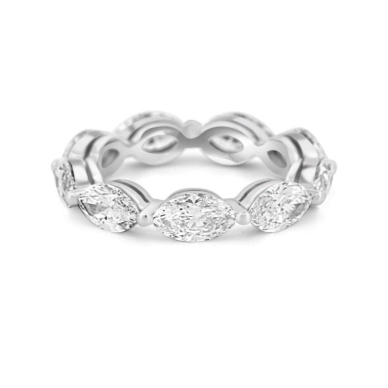 3.85 CT Full Marquise Eternity Ring (LG) - ZIZOV DIAMONDS