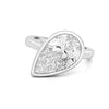 4 CT Bezeled Pear - Shape Ring (LG) - ZIZOV DIAMONDS