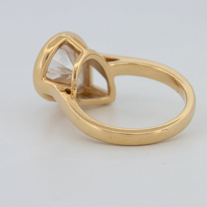 4 CT Bezeled Pear - Shape Ring (LG) - ZIZOV DIAMONDS