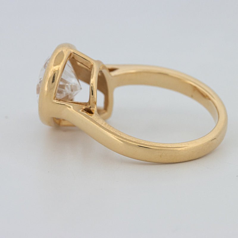 4 CT Bezeled Pear - Shape Ring (LG) - ZIZOV DIAMONDS