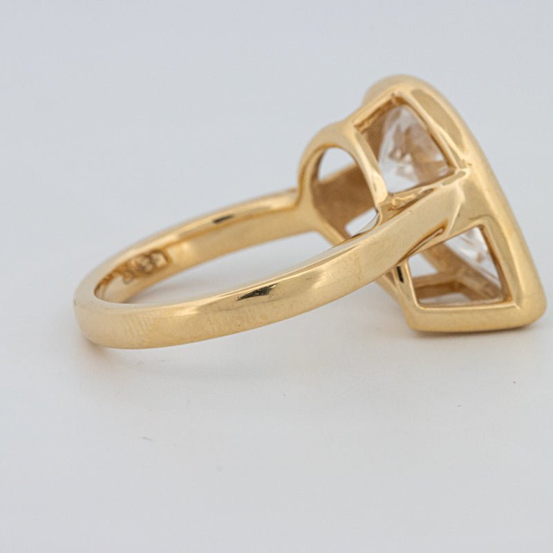 4 CT Bezeled Pear - Shape Ring (LG) - ZIZOV DIAMONDS