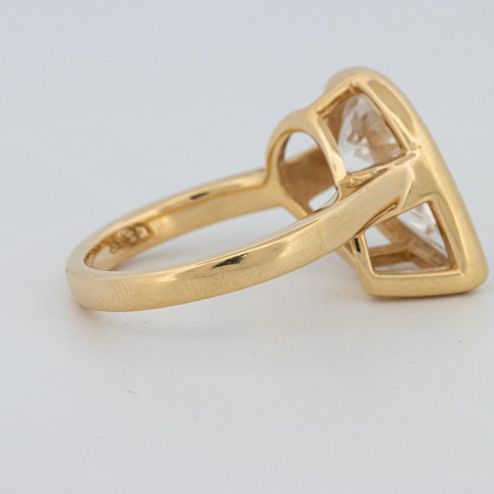 4 CT Bezeled Pear - Shape Ring (LG) - ZIZOV DIAMONDS