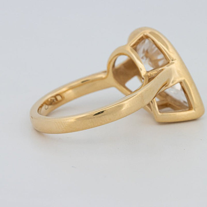 4 CT Bezeled Pear - Shape Ring (LG) - ZIZOV DIAMONDS