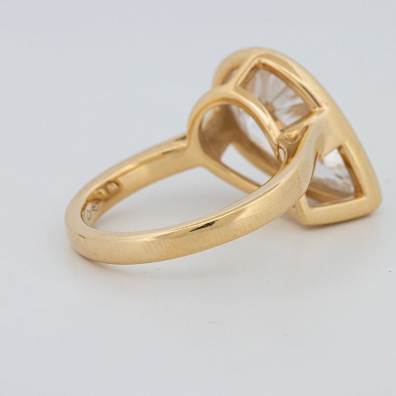 4 CT Bezeled Pear - Shape Ring (LG) - ZIZOV DIAMONDS