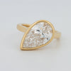 4 CT Bezeled Pear - Shape Ring (LG) - ZIZOV DIAMONDS