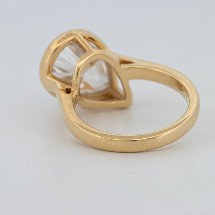 4 CT Bezeled Pear - Shape Ring (LG) - ZIZOV DIAMONDS