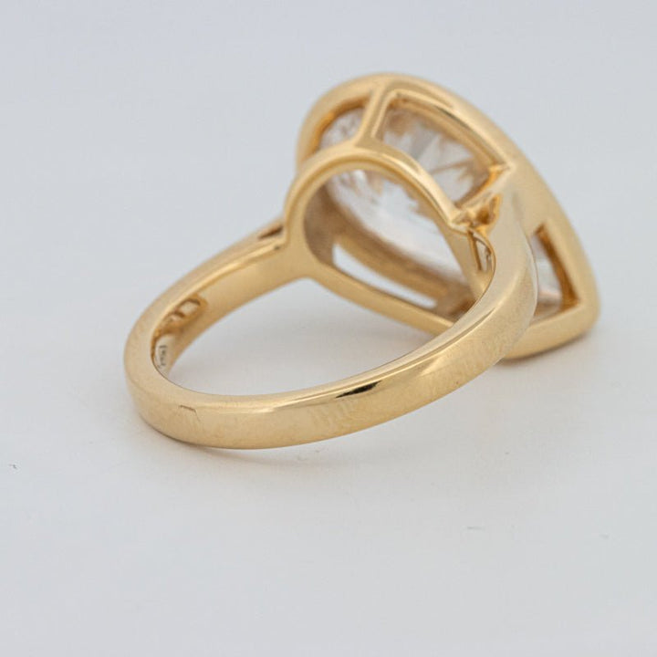 4 CT Bezeled Pear - Shape Ring (LG) - ZIZOV DIAMONDS