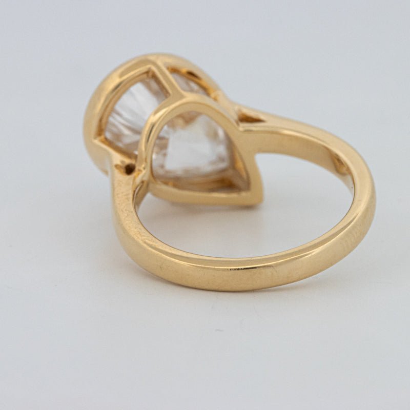 4 CT Bezeled Pear - Shape Ring (LG) - ZIZOV DIAMONDS