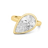 4 CT Bezeled Pear - Shape Ring (LG) - ZIZOV DIAMONDS