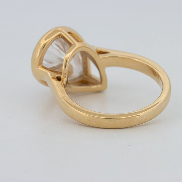 4 CT Bezeled Pear - Shape Ring (LG) - ZIZOV DIAMONDS