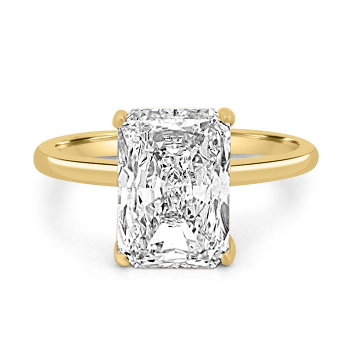 4 CT Classic Radiant Cut Solitaire (LG) - ZIZOV DIAMONDS