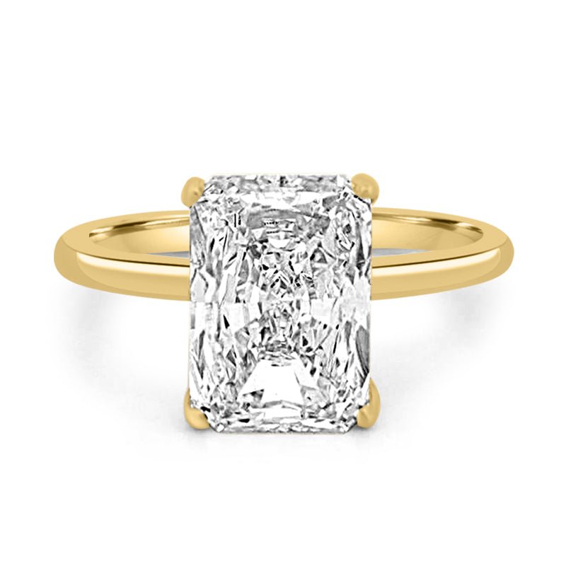 4 CT Classic Radiant Cut Solitaire (LG) - ZIZOV DIAMONDS