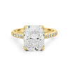4 CT Cushion Pavé Solitaire (LG) - ZIZOV DIAMONDS