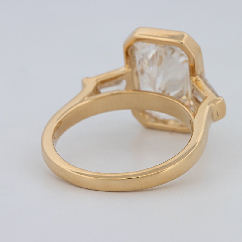 5 CT Bezel Set Radiant Cut Ring (LG) - ZIZOV DIAMONDS