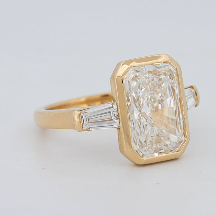 5 CT Bezel Set Radiant Cut Ring (LG) - ZIZOV DIAMONDS