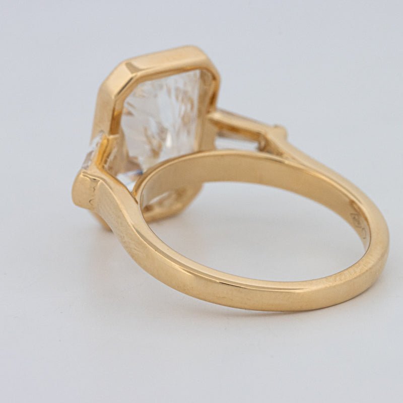 5 CT Bezel Set Radiant Cut Ring (LG) - ZIZOV DIAMONDS