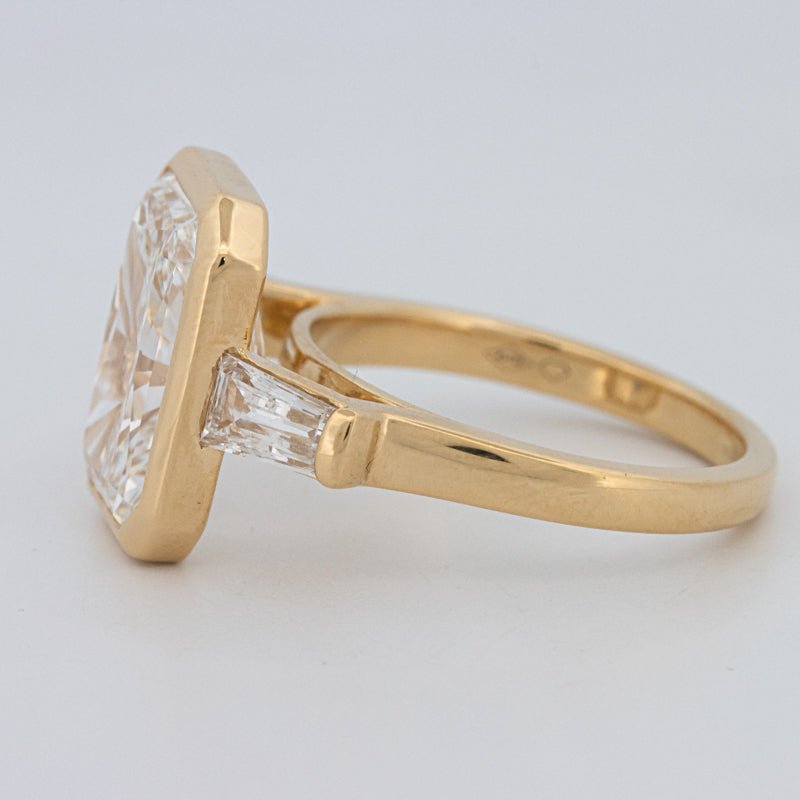 5 CT Bezel Set Radiant Cut Ring (LG) - ZIZOV DIAMONDS