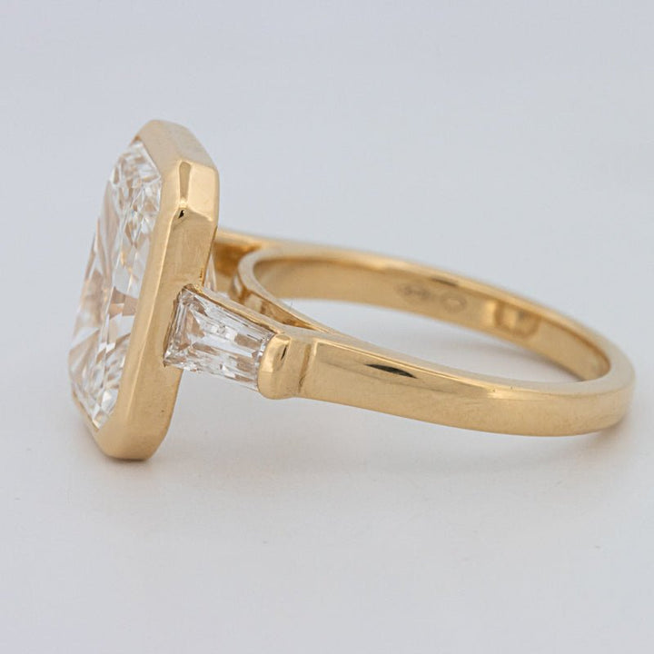 5 CT Bezel Set Radiant Cut Ring (LG) - ZIZOV DIAMONDS
