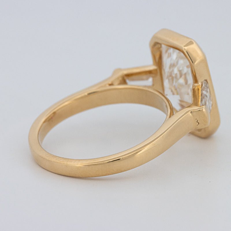 5 CT Bezel Set Radiant Cut Ring (LG) - ZIZOV DIAMONDS