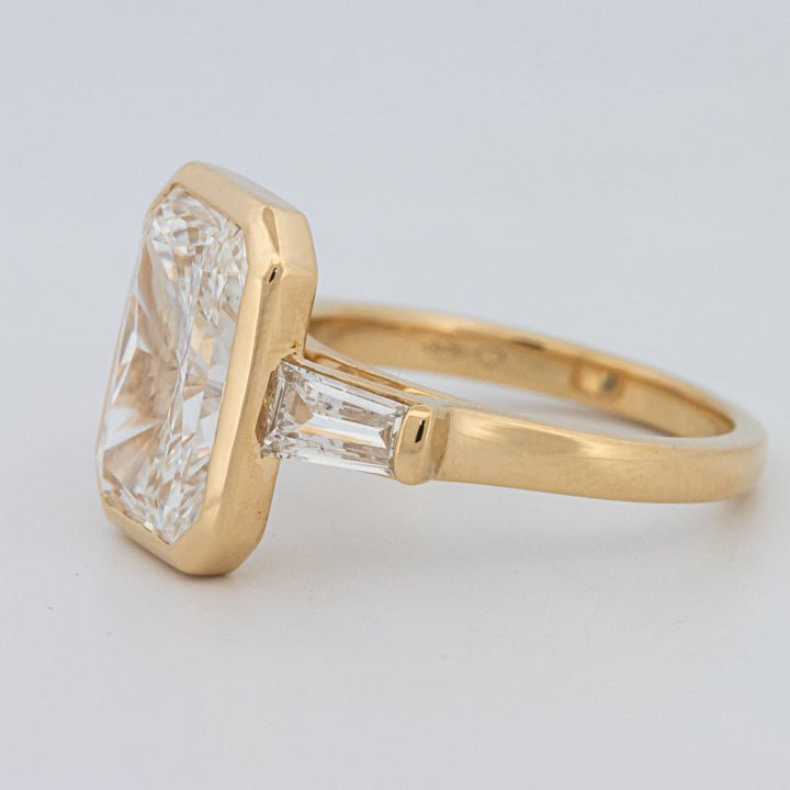 5 CT Bezel Set Radiant Cut Ring (LG) - ZIZOV DIAMONDS