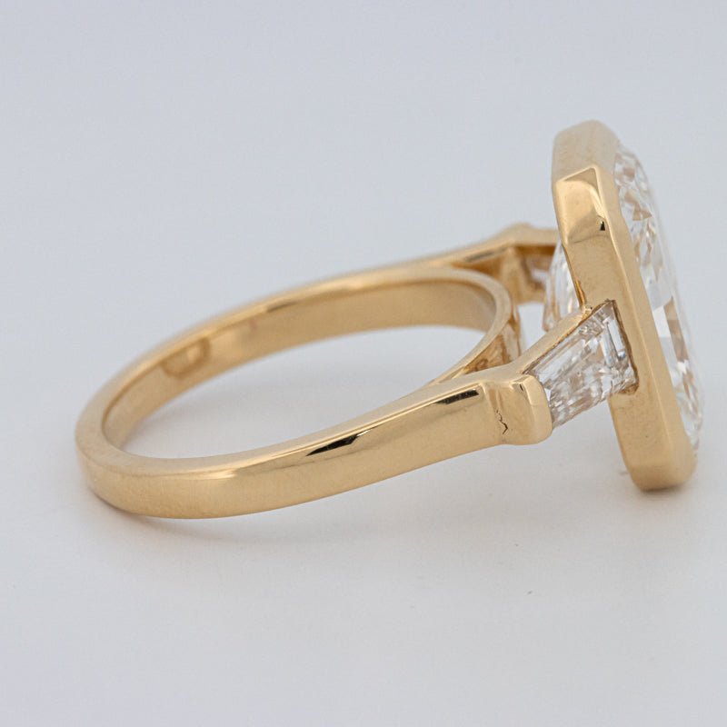 5 CT Bezel Set Radiant Cut Ring (LG) - ZIZOV DIAMONDS