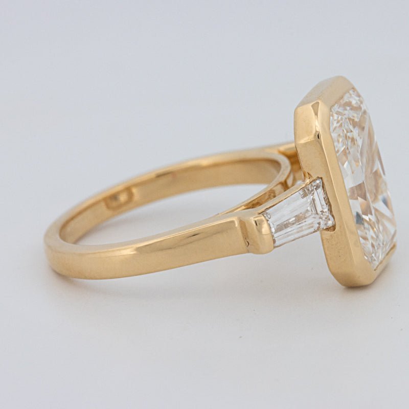5 CT Bezel Set Radiant Cut Ring (LG) - ZIZOV DIAMONDS