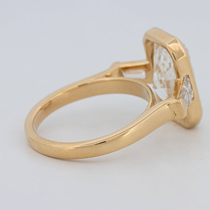5 CT Bezel Set Radiant Cut Ring (LG) - ZIZOV DIAMONDS