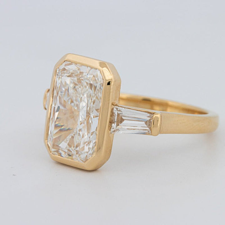 5 CT Bezel Set Radiant Cut Ring (LG) - ZIZOV DIAMONDS
