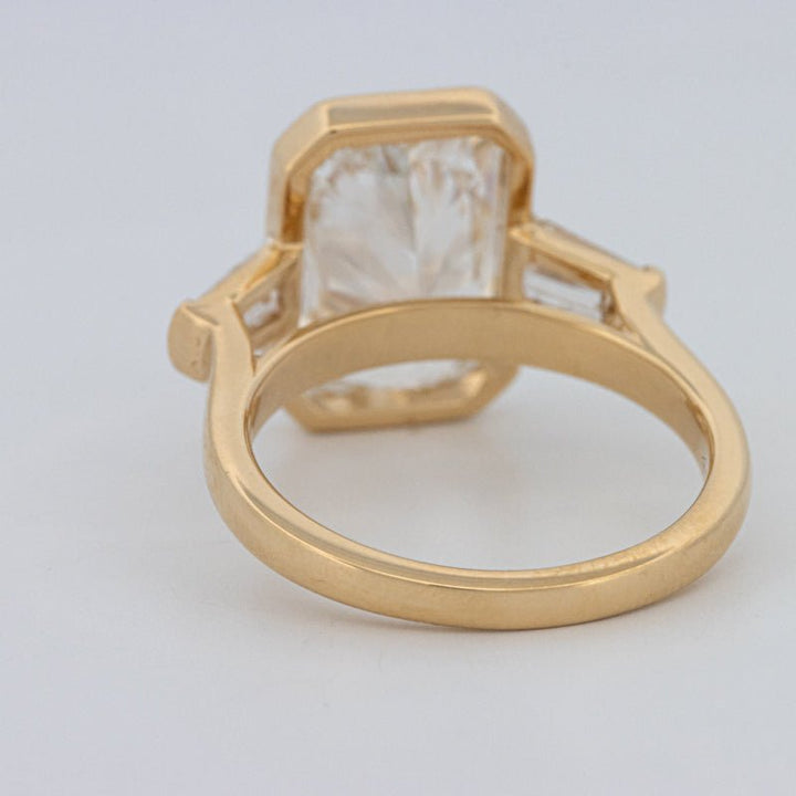 5 CT Bezel Set Radiant Cut Ring (LG) - ZIZOV DIAMONDS