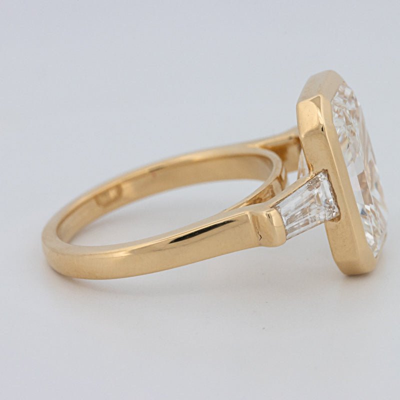 5 CT Bezel Set Radiant Cut Ring (LG) - ZIZOV DIAMONDS