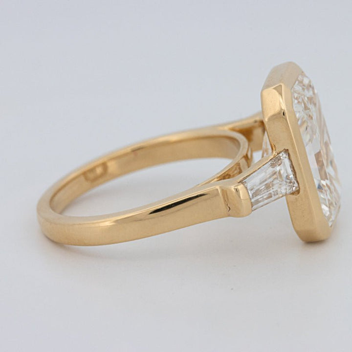 5 CT Bezel Set Radiant Cut Ring (LG) - ZIZOV DIAMONDS