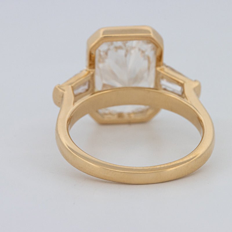 5 CT Bezel Set Radiant Cut Ring (LG) - ZIZOV DIAMONDS