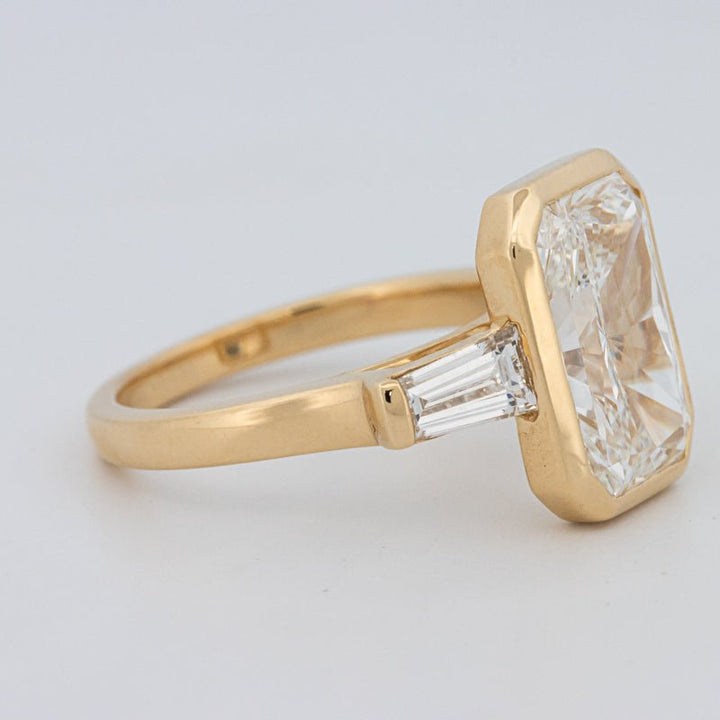 5 CT Bezel Set Radiant Cut Ring (LG) - ZIZOV DIAMONDS