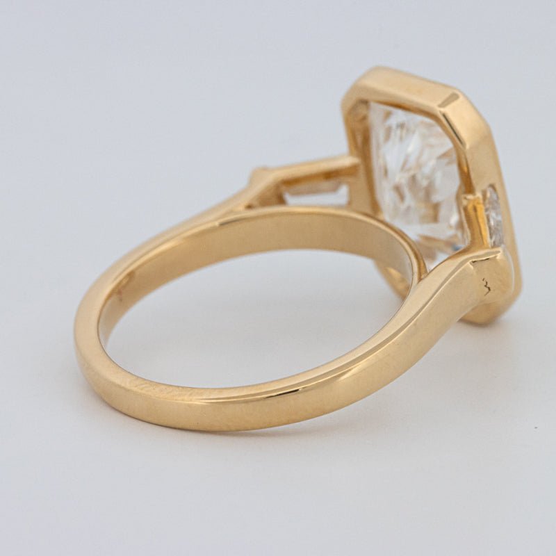 5 CT Bezel Set Radiant Cut Ring (LG) - ZIZOV DIAMONDS