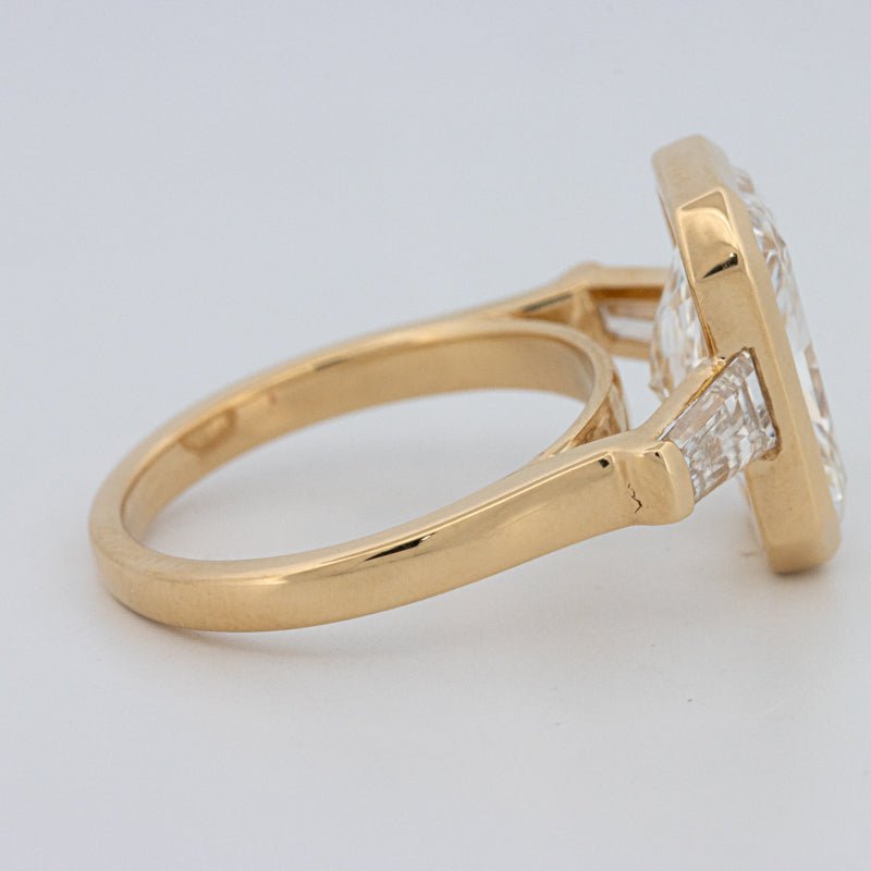 5 CT Bezel Set Radiant Cut Ring (LG) - ZIZOV DIAMONDS